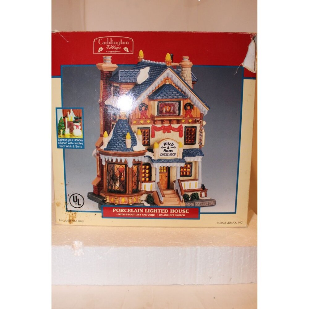 Lemax Caddington Village - Wick & Sons Candle Shop